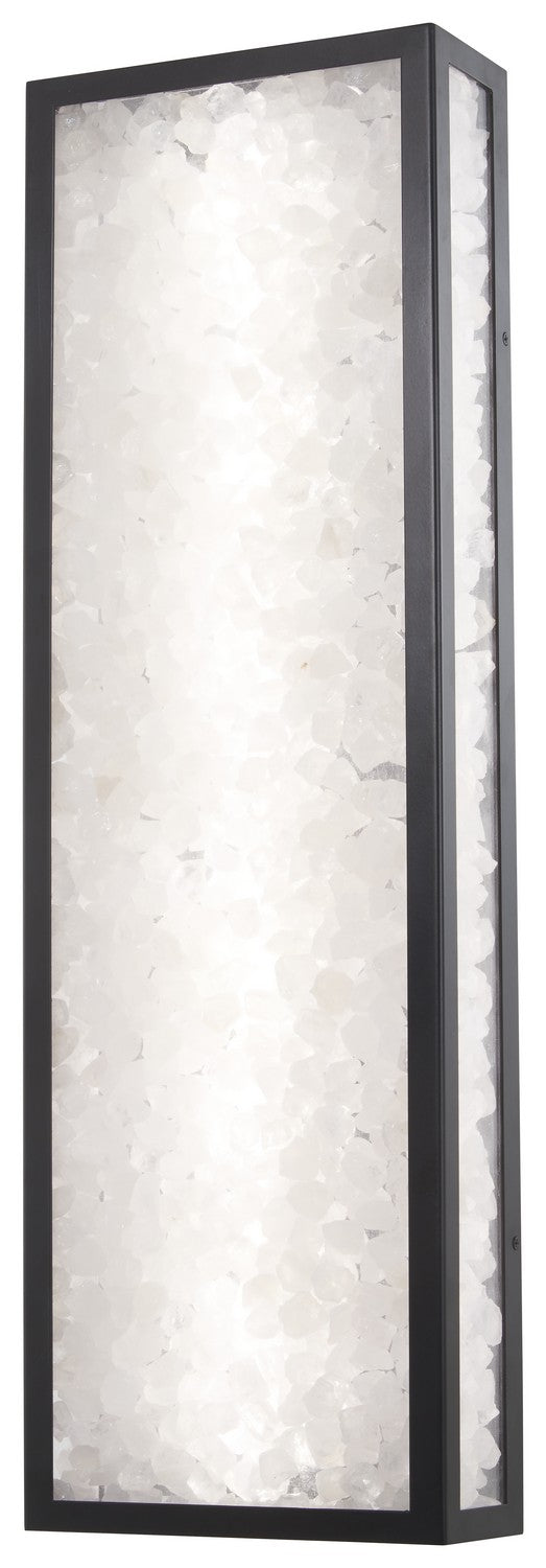 Salt Creek LED Outdoor Wall Sconce in Coal Black