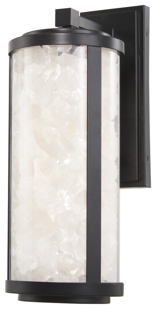 Salt Creek LED Outdoor Wall Sconce in Coal Black