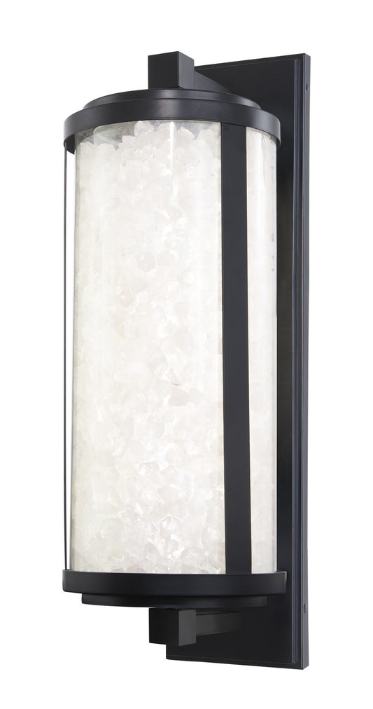 Salt Creek LED Outdoor Wall Sconce in Coal Black