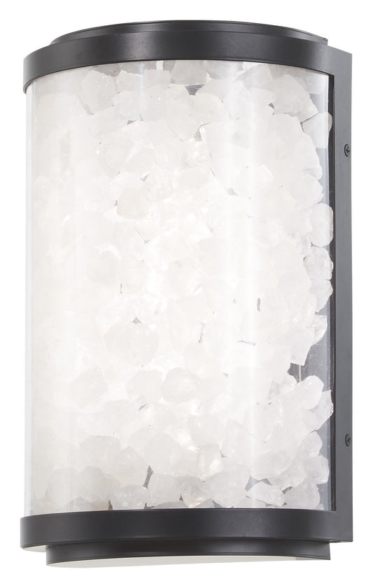 Salt Creek LED Outdoor Wall Sconce in Coal Black