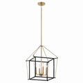 Eisley Four Light Foyer Pendant in Champagne Bronze