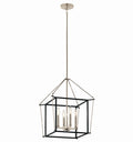 Eisley Four Light Foyer Pendant in Polished Nickel