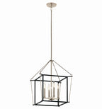 Eisley Four Light Foyer Pendant in Polished Nickel