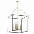 Eisley Eight Light Foyer Pendant in Champagne Bronze