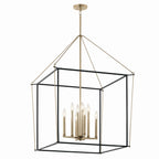 Eisley Eight Light Foyer Pendant in Champagne Bronze