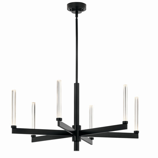 Sycara LED Chandelier in Black