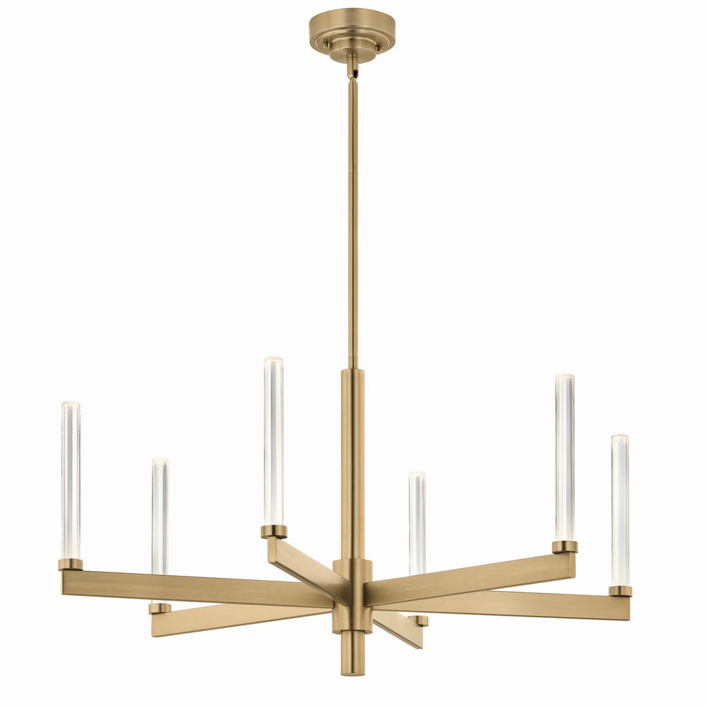 Sycara LED Chandelier in Champagne Bronze