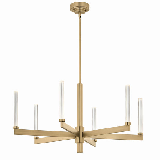 Sycara LED Chandelier in Champagne Bronze