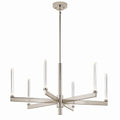 Sycara LED Chandelier in Polished Nickel
