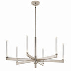 Sycara LED Chandelier in Polished Nickel