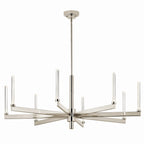 Sycara LED Chandelier in Polished Nickel