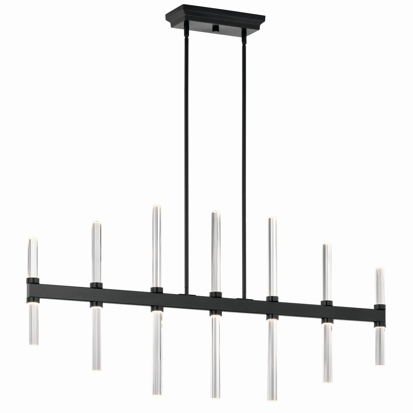 Sycara LED Linear Chandelier in Black