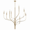 Livadia Eight Light Chandelier in Champagne Bronze