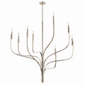 Livadia Eight Light Chandelier in Polished Nickel
