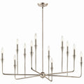 Alvaro 12 Light Chandelier in Polished Nickel