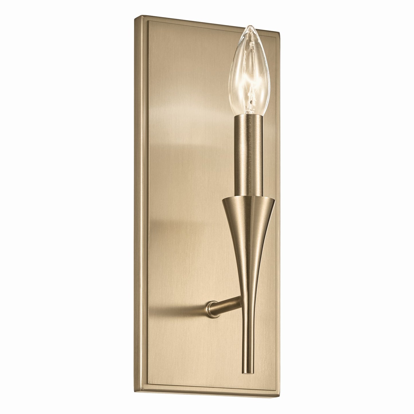 Alvaro One Light Wall Sconce in Champagne Bronze
