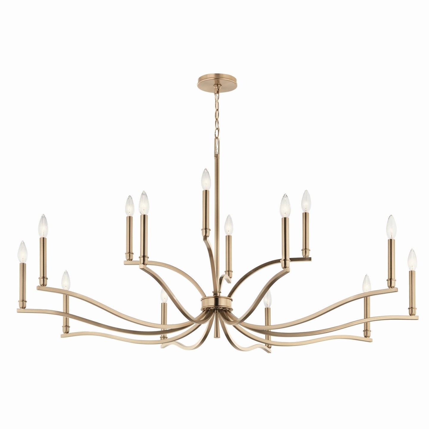 Malene 14 Light Chandelier in Champagne Bronze