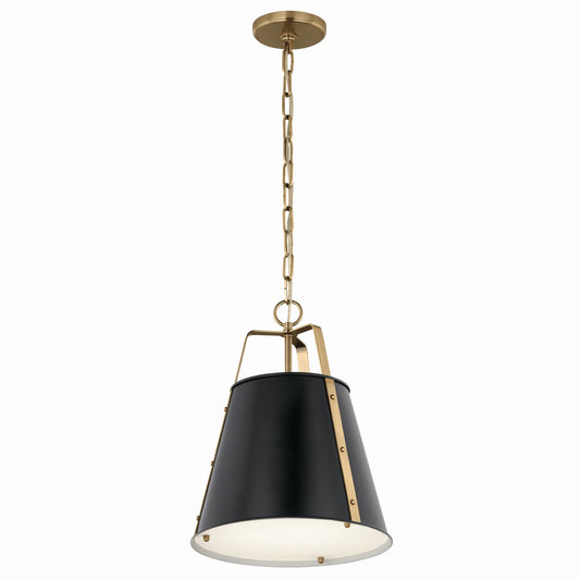 Etcher One Light Pendant in Black