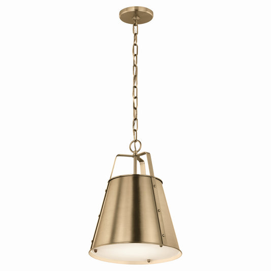 Etcher One Light Pendant in Champagne Bronze