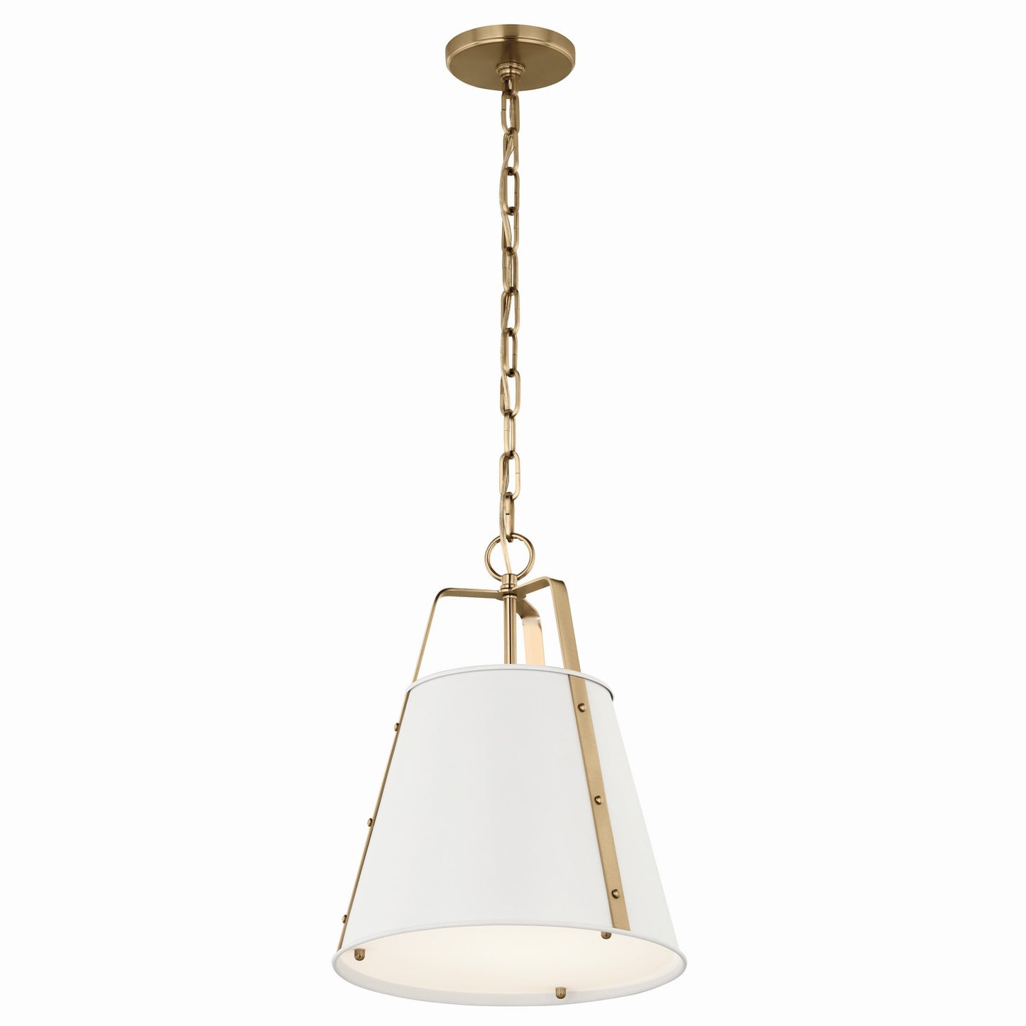 Etcher One Light Pendant in White