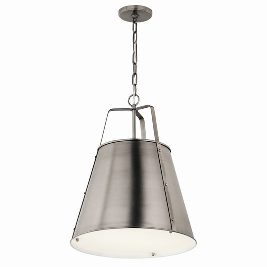 Etcher Two Light Pendant in Classic Pewter