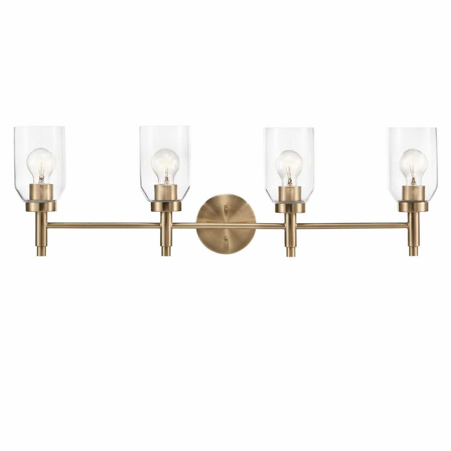 Madden Four Light Vanity in Champagne Bronze