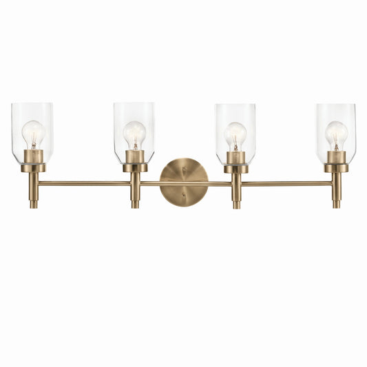 Madden Four Light Vanity in Champagne Bronze