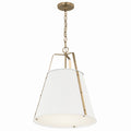 Etcher Two Light Pendant in White