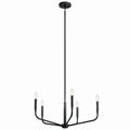 Madden Five Light Chandelier in Black