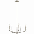 Madden Five Light Chandelier in Brushed Nickel
