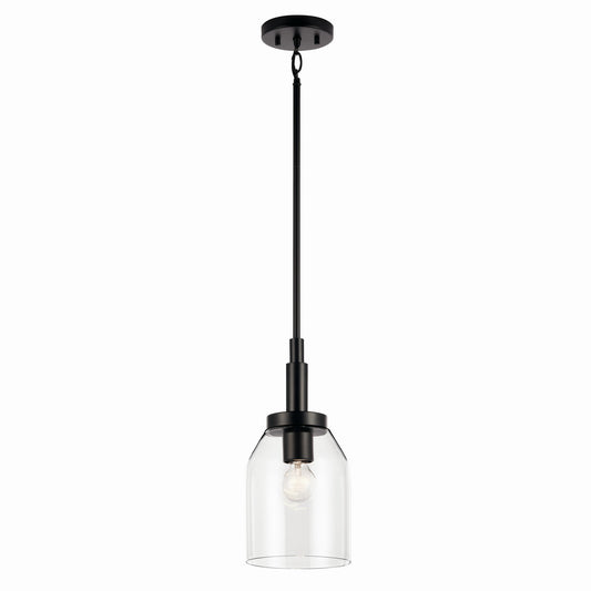Madden One Light Mini Pendant in Black
