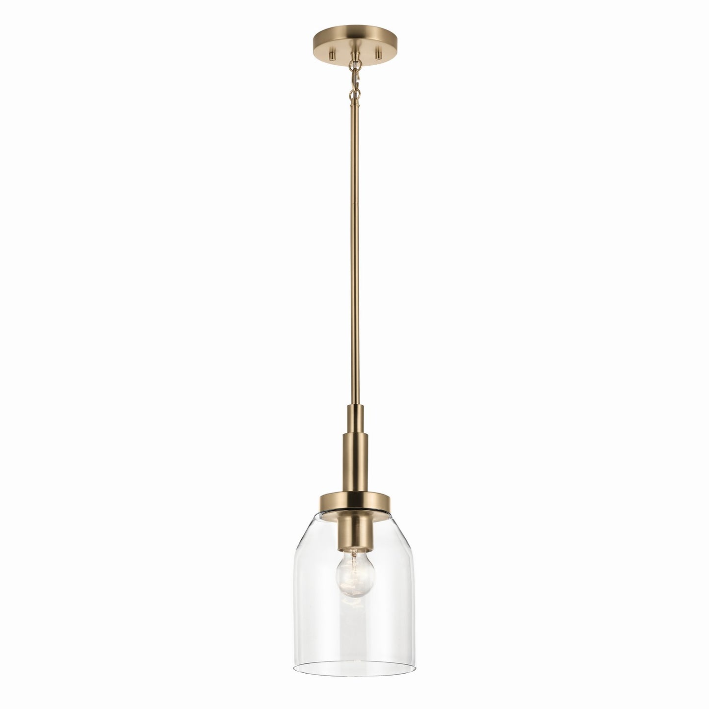 Madden One Light Mini Pendant in Champagne Bronze