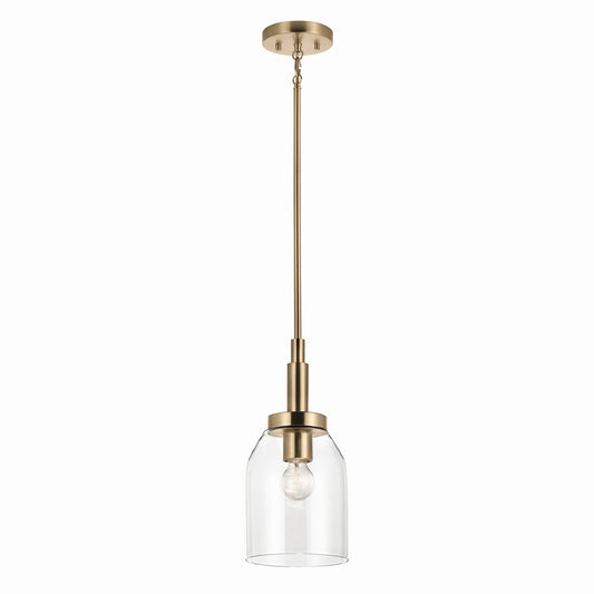 Madden One Light Mini Pendant in Champagne Bronze