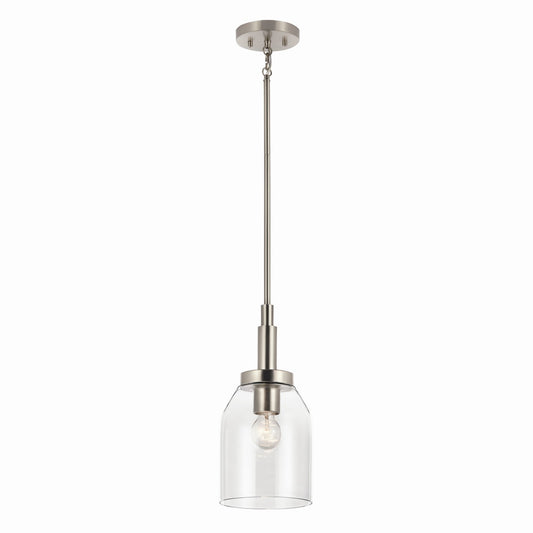 Madden One Light Mini Pendant in Brushed Nickel