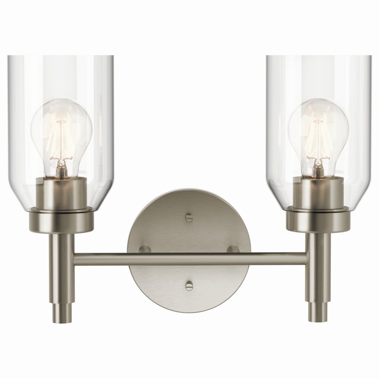 Madden Two Light Vanity in Brushed Nickel