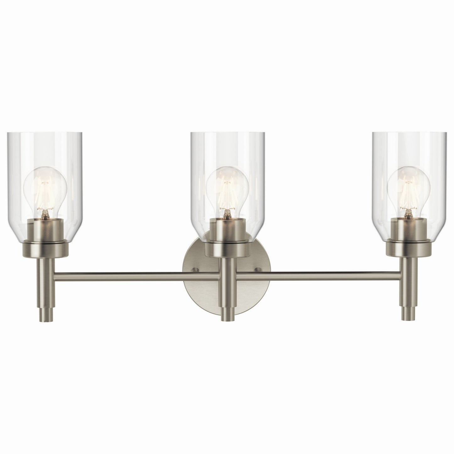 Madden Three Light Vanity in Brushed Nickel