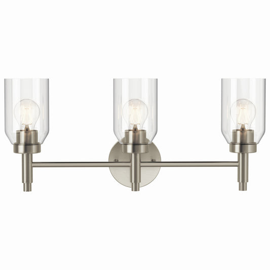 Madden Three Light Vanity in Brushed Nickel