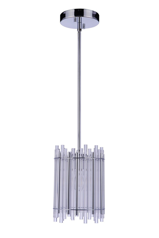 Reveal One Light Pendant in Chrome