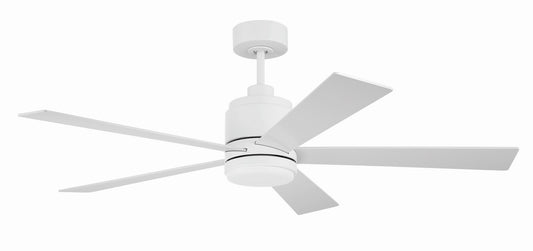 McCoy 52 5 Blade 52" Ceiling Fan in White