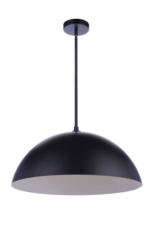 Sculptural Statement Pendants LED Pendant in Flat Black