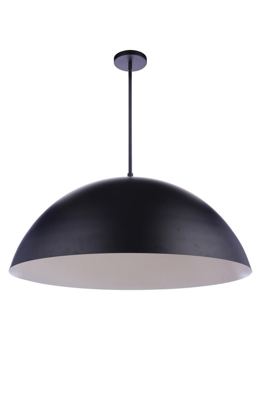 Sculptural Statement Pendants LED Pendant in Flat Black