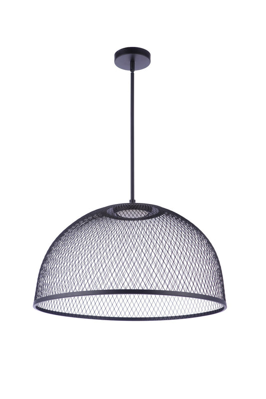 Sculptural Statement Pendants LED Pendant in Flat Black