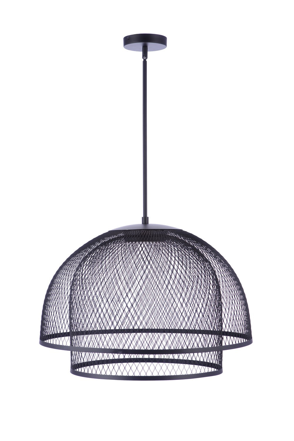 Sculptural Statement Pendants LED Pendant in Flat Black