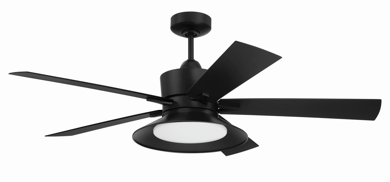 Craftmade - TOP52FB5 - 52" Ceiling Fan - Topper - Flat Black