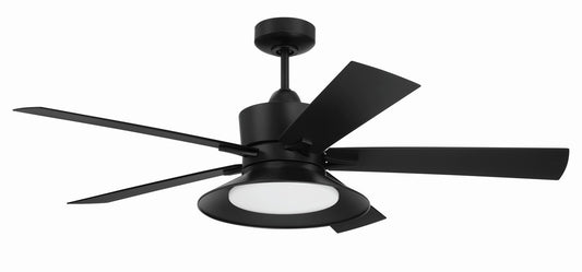 Craftmade - TOP52FB5 - 52" Ceiling Fan - Topper - Flat Black