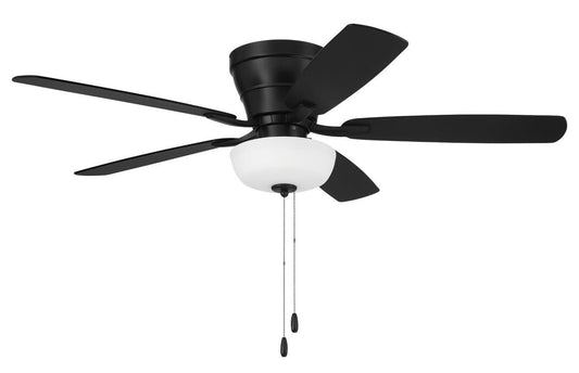 Craftmade - WHL52FB5C1 - 52" Ceiling Fan - Wheeler 52 2-Light Bowl - Flat Black