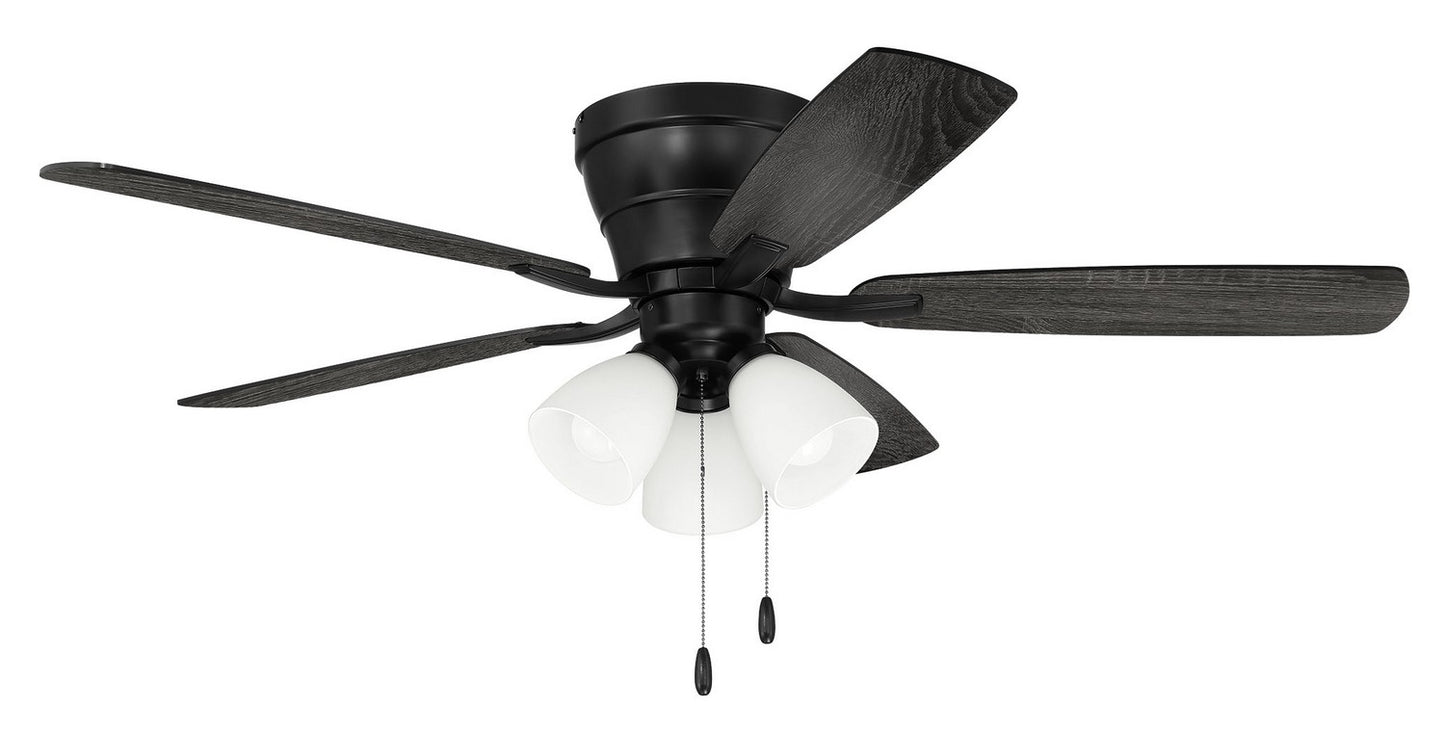 Craftmade - WHL52FB5C3 - 52" Ceiling Fan - Wheeler 52 3-Light - Flat Black
