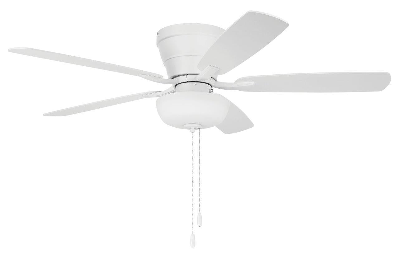 Craftmade - WHL52W5C1 - 52" Ceiling Fan - Wheeler 52 2-Light Bowl - White
