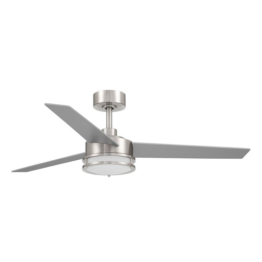 Cassini 52" Ceiling Fan in Brushed Nickel