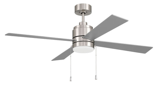 McCoy 52 4 Blade with Pull Chains 52" Ceiling Fan in Brushed Polished Nickel